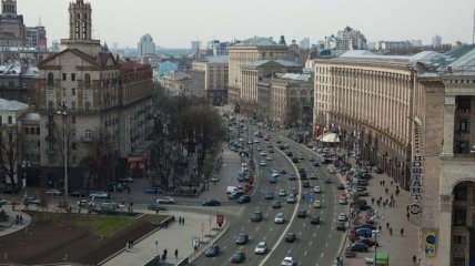 В Киеве Крещатик неделю будет пешеходным