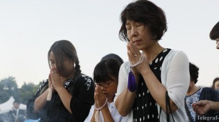 В Японии почтили память жертв бомбардировки Хиросимы (Фото)