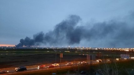Пожар в Ростове