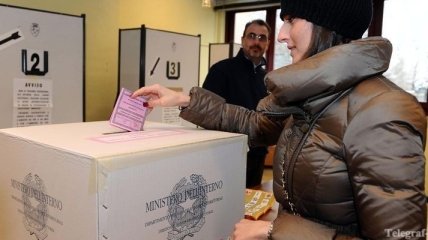 В Италии завершился первый день голосования