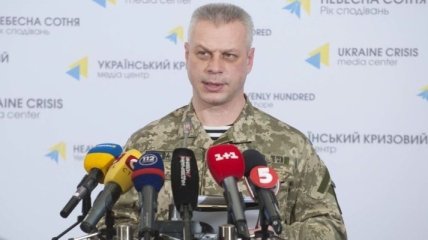 Лысенко: За прошедшие сутки в зоне АТО ранен 1 военнослужащий
