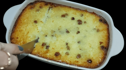 Рисовая запеканка с яблоками