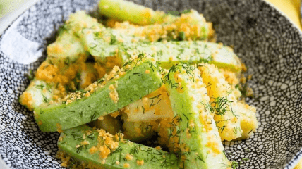 В этом блюде кабачки остаются полезными и вкусными