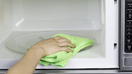 Миття мікрохвильовки