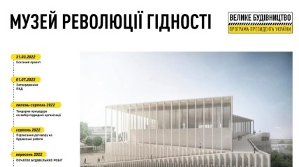 В конце 2023 года в Киеве откроют Музей Революции Достоинства