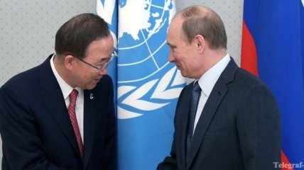 Пан Ги Мун отметил лидирующую роль РФ в решении многих проблем ООН