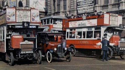 Редкие цветные ретро фотографии Англии 1928 года (Фото) 