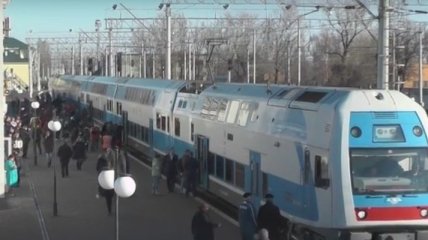Между Харьковом и Киевом запустили двухэтажный поезд