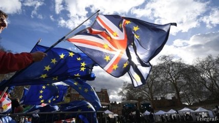 В Великобритании проходит акция протеста сторонников Brexit