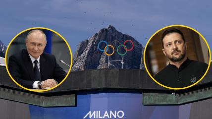 Володимир Путін та Володимир Зеленський