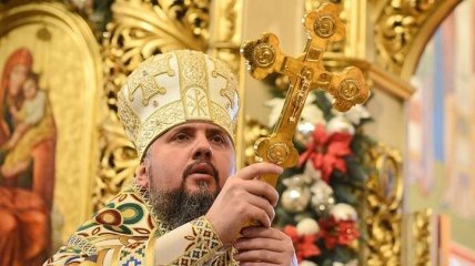 В Михайловском Златоверхом соборе прошла Рождественская литургия (Видео)