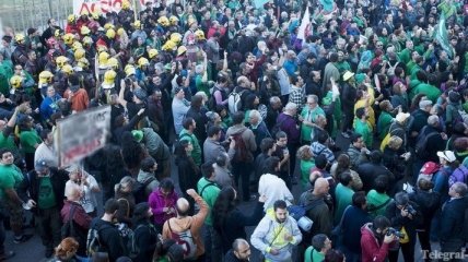 Акции протеста против бедности прошли в 40 городах Испании