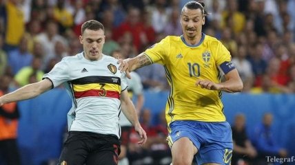 Результат матча Швеция - Бельгия 0:1 на Евро-2016