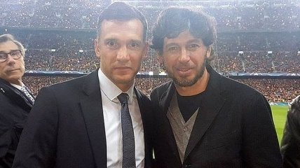 Андрей Шевченко посетил суперматч "Барселона" - "ПСЖ"