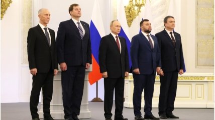 С Путиным в Кремле недавно фотографировались одиозные коллаборанты Сальдо, Балицкий, Пушилин и Пасечник