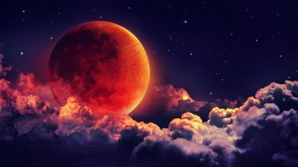 Кровавая Луна в мае 2022 года