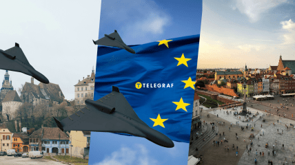 Російські дрони залітають в країни Європи