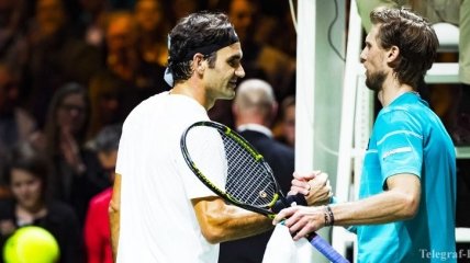 Победы Федерера и Димитрова на турнире в Роттердаме