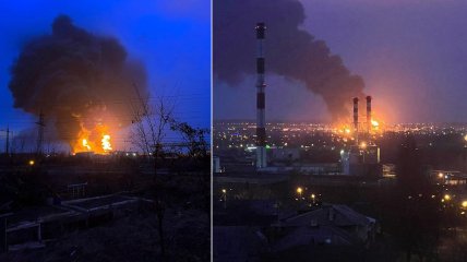 После складов с боеприпасами в Белгороде вспыхнула нефтебаза