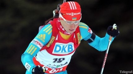 Биатлон. Вита Семеренко финишировала второй в Тюмени