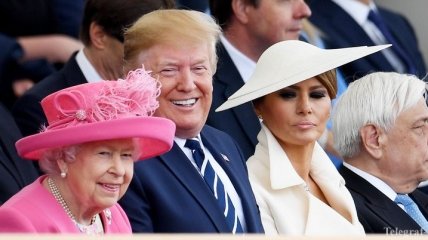 Изысканная брошь: Мелания Трамп преподнесла королеве Елизавете подарок со смыслом