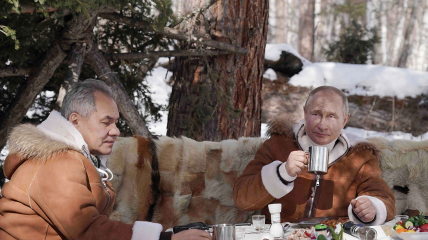 Путин и Шойгу отдыхают вдвоем не впервые