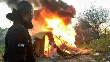 Сожжение табора ромов в Киеве: в МВД прояснили ситуацию