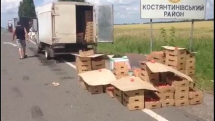 СБУ перехватила 10 грузовиков с продуктами для "ДНР"