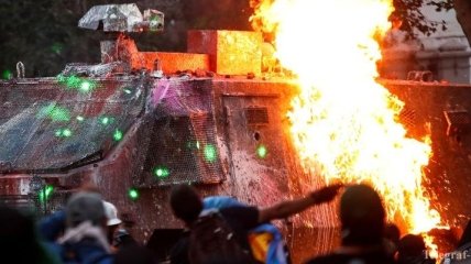 Протесты в Чили: силовики стреляют резиновыми пулями по глазам, сотни пострадавших