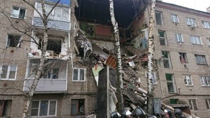В России произошел взрыв газа в жилом доме (Видео и фото)