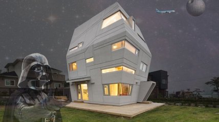 Дом в стиле "Звездных войн" (Фото)