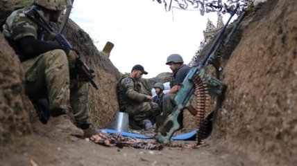 Украинские военнослужащие постоянно защищают земли Родины