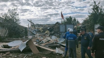 На фото — залишки будинку місцевого мешканця після вибуху
