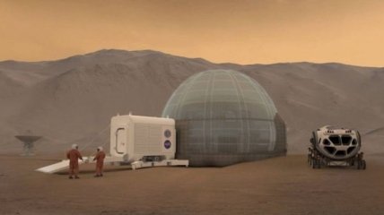 NASA представила концепцию "ледяного дома" на Марсе