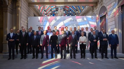 Владимир Зеленский на саммите "Коалиции желающих"