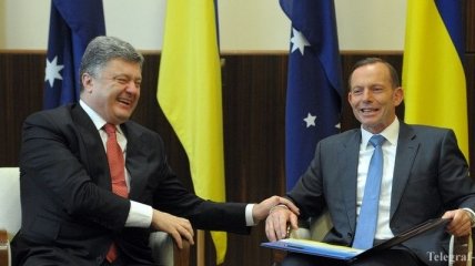 Порошенко и Еббот обсудили сотрудничество в области ядерной энергии