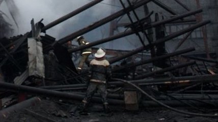 На шахте "Луганская" продолжается ликвидация пожара