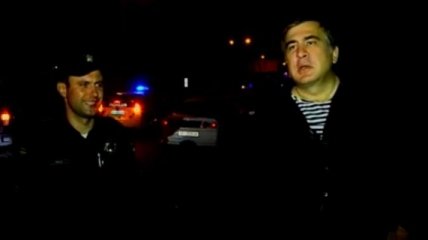 Саакашвили патрулировал Одессу с новыми полицейскими