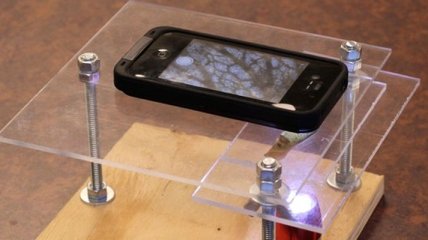 Энтузиасты превратили iPhone в цифровой микроскоп (Видео)