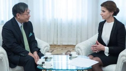 Марина Порошенко встретилась с послом Японии