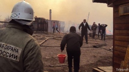 На Забайкалье в России загорелись военные склады