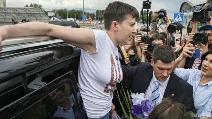 Как Савченко возвращалась в Украину: день Надежды (Фото)