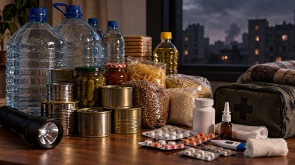 Вода, продукты питания и лекарства