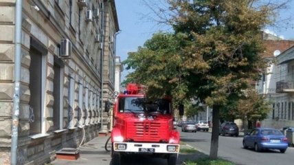В Харьковской области пожар в здании Апелляционного суда