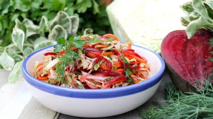 Салат "Щетка" (видео)