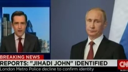 В эфире CNN Путина перепутали с боевиком "ИГ" (Видео)