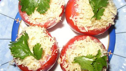 Помидоры с сыром
