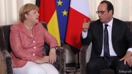 Олланд и Меркель встретятся в Париже перед саммитом ЕС