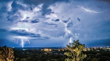 В Украине ожидаются грозы и сильный ветер