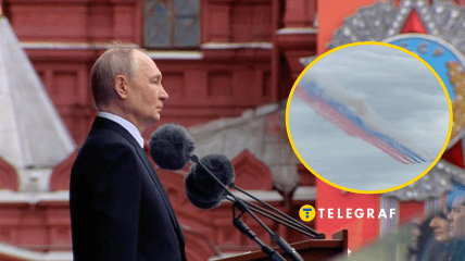 Авіаційна частина параду Путіна викликає питання